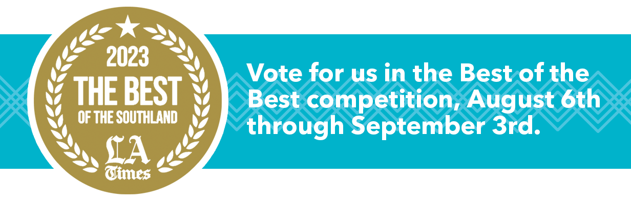 Vote for us in the Best of the Best competition, August 6th through September 3rd